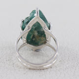 Green Kyanite Silver Ring