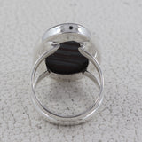 Hematite Ring 925 Sterling Silver