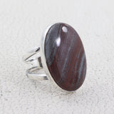 Hematite Ring 925 Sterling Silver