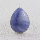 Sodalite Gemstone Sterling Silver Ring