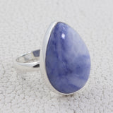 Sodalite Gemstone Sterling Silver Ring