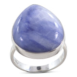 Sodalite Gemstone Sterling Silver Ring