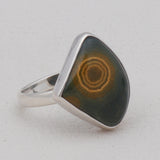 Beautiful & Natural Ocean Jasper 925 Sterling Silver Designer Ring