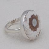 Beautiful & Natural Ocean Jasper 925 Sterling Silver Designer Ring