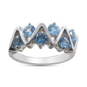 Natural Peridot Silver Rings