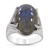 Natural Lapis Lazuli 925 Sterling Silver Ring