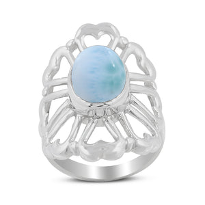 Rainbow Moonstone 925 Sterling Silver Ring