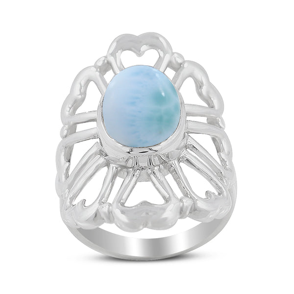 Rainbow Moonstone 925 Sterling Silver Ring