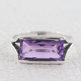 Amethyst Silver Ring