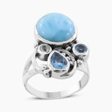 Natural Amethyst Sterling Silver Rings