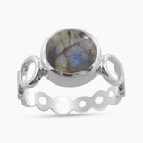Larimar Silver Ring