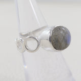 Larimar Silver Ring