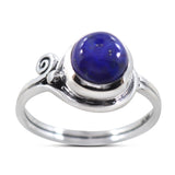 925 Silver Rainbow Moonstone Ring