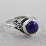 Rainbow Moonstone Silver Ring