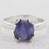 Tanzanite Silver Ring