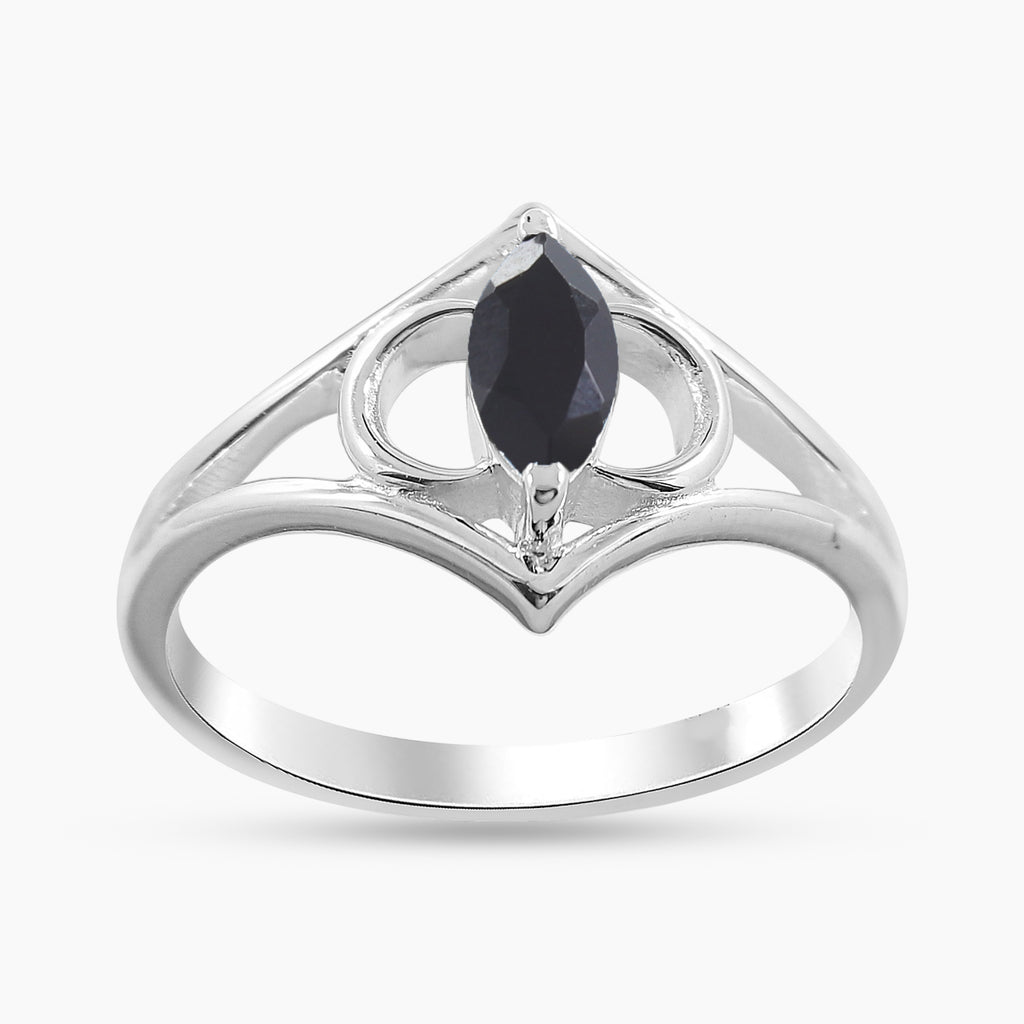 Black Onyx Sterling Silver Ring