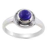 Natural Lapis Lazuli  Sterling Silver Ring