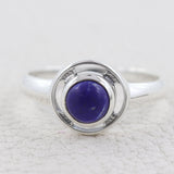 Natural Lapis Lazuli  Sterling Silver Ring