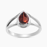925 Sterling Silver Green Peridot Rings