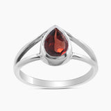 925 Sterling Silver Green Peridot Rings