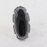 Black Onyx 925 Sterling Silver Ring