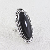 Black Onyx 925 Sterling Silver Ring