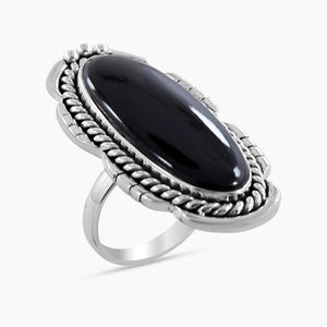 Black Onyx 925 Sterling Silver Rings