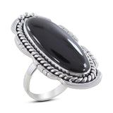 Black Onyx 925 Sterling Silver Ring