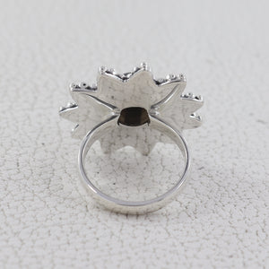 Black Onyx Silver Ring