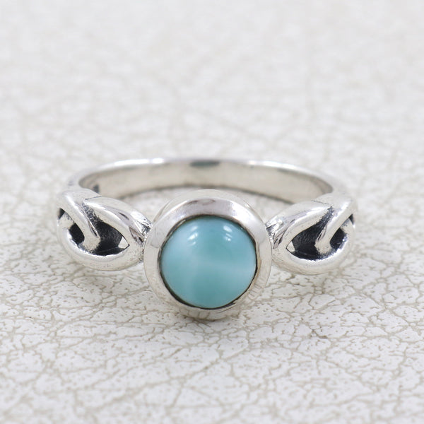 925 Sterling Silver Larimar Rings