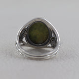 925 Silver Natural Dendritic Opal Ring