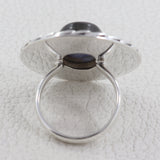 Rainbow Moonstone Sterling Silver Women Designer Rings